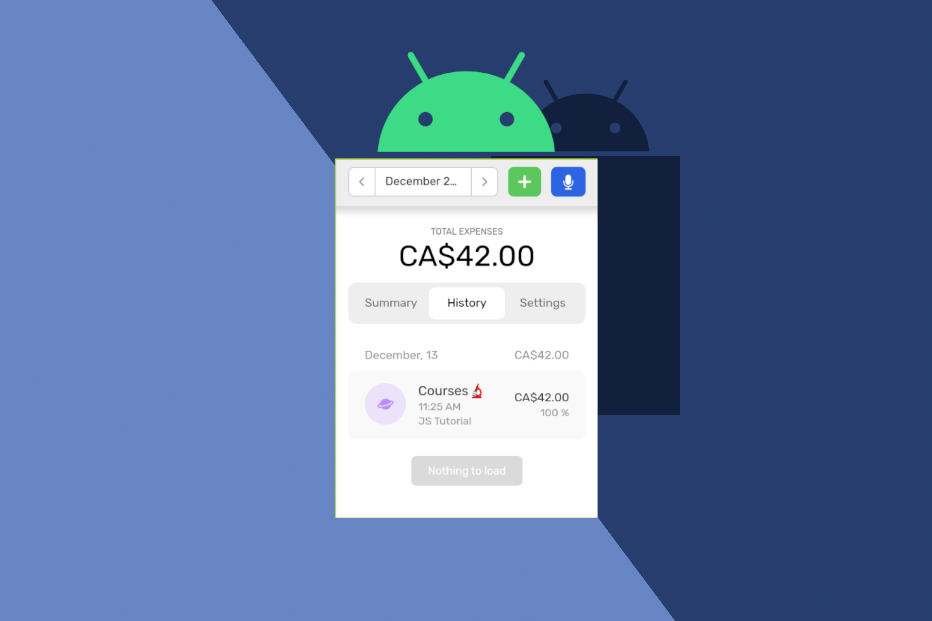 Gougou - lightweight expense manager for Android