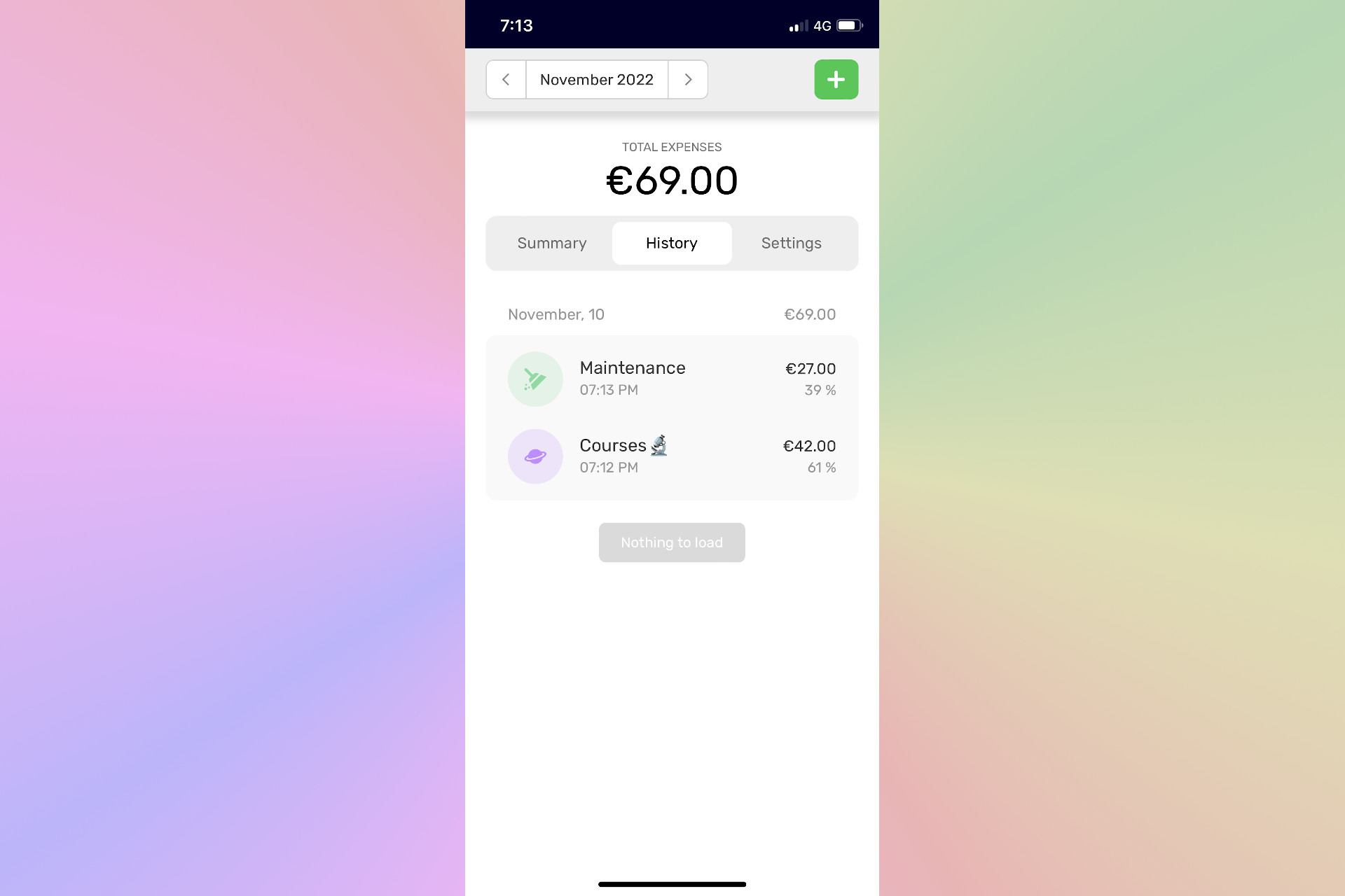 Gougou - expense manager for iOS